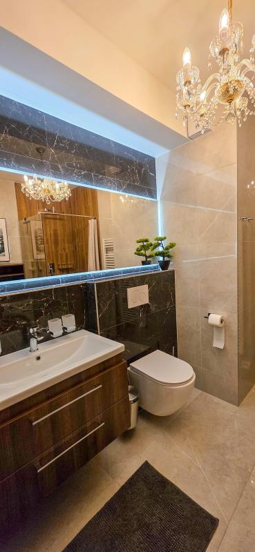 Izba Apartmanica Galileo 25 Donovaly v CTS - CONSULTING TRADE SERVICE s.r.o. – kupelňa
