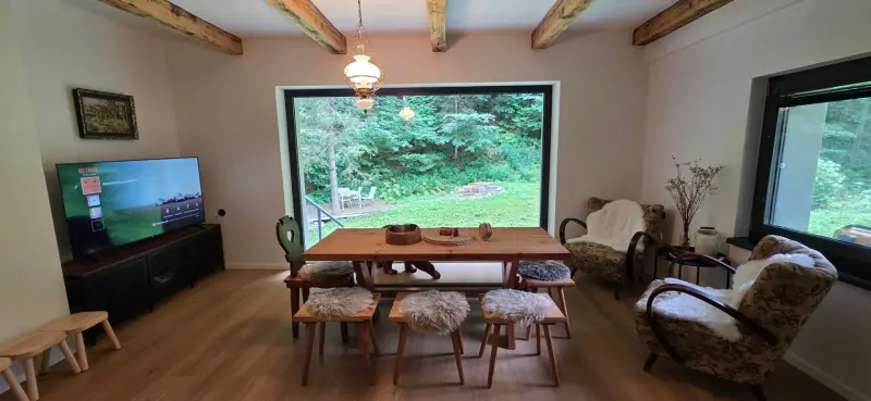 Izba Apartmanica Mountain Cottage Rybie 480, Staré Hory v CTS - CONSULTING TRADE SERVICE s.r.o. – Horská chata na samote pri lese s potokom, Rybie