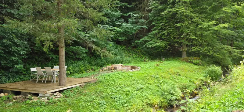 Izba Apartmanica Mountain Cottage Rybie 480, Staré Hory v CTS - CONSULTING TRADE SERVICE s.r.o. – Horská chata na samote pri lese s potokom, Rybie